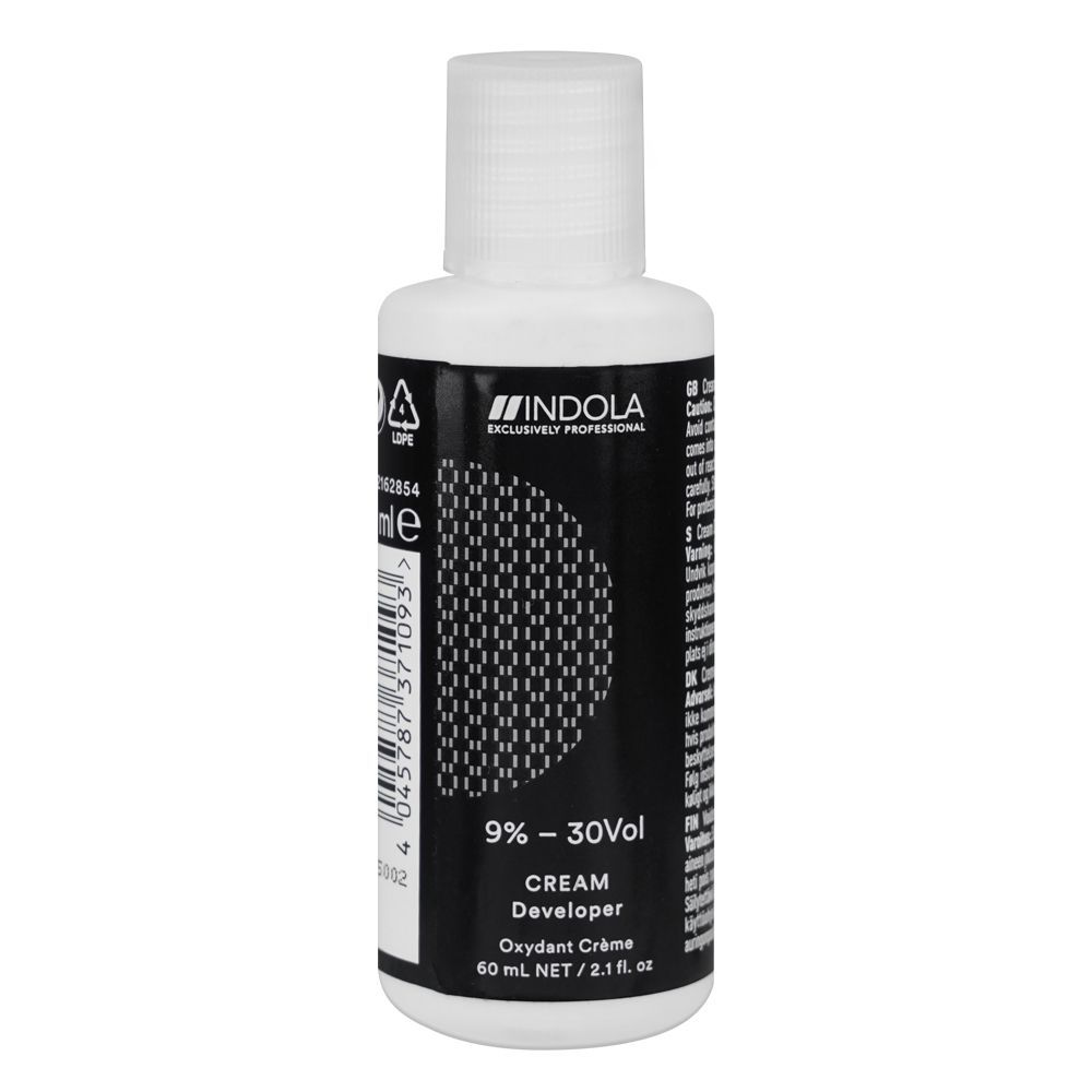 Indola Cream Developer 9% - 30Vol, 60ml - Front View