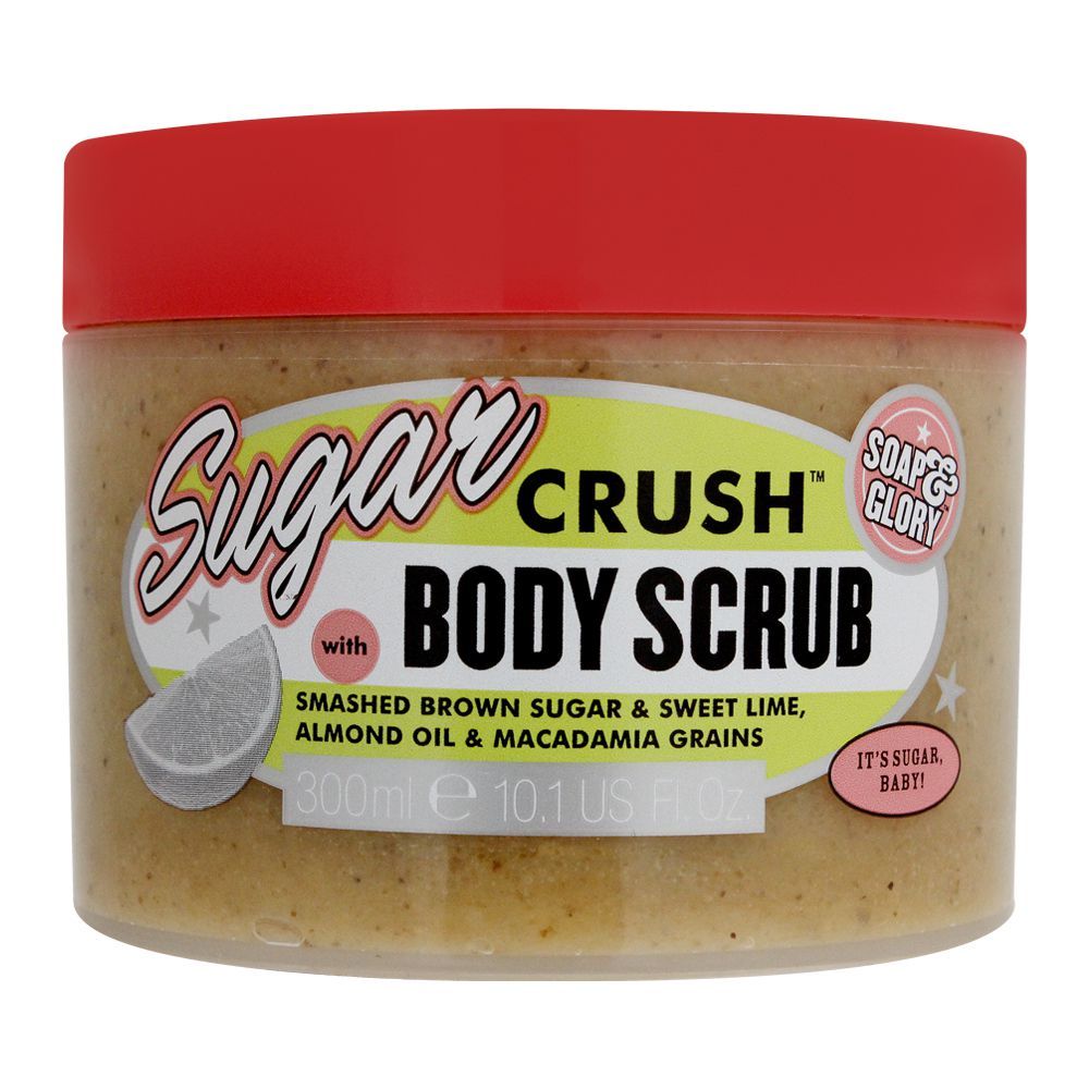 Soap & Glory Sugar Crush Body Scrub, 300ml - Front View