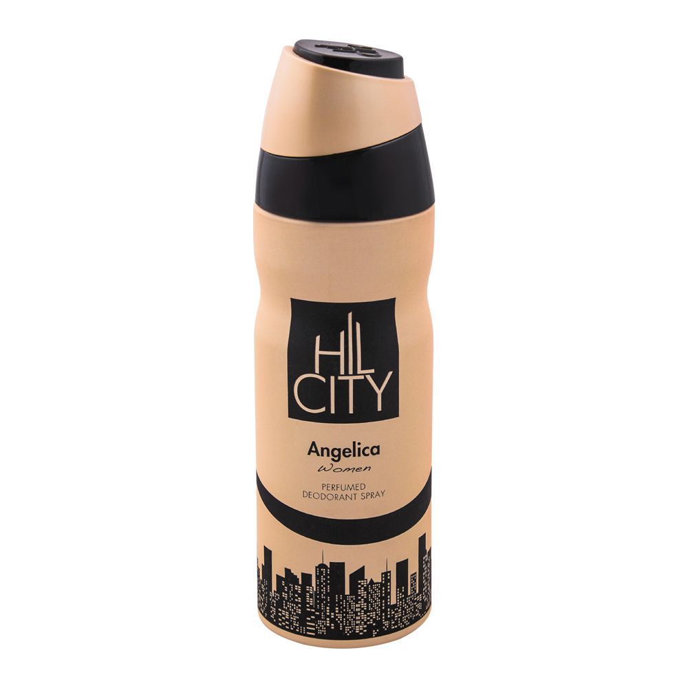 Hil City Angelica Women Deodorant Body Spray, 200ml - Front View