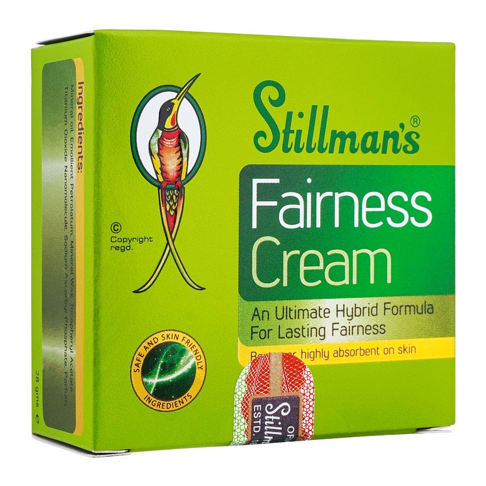 Stillman's Fairness Cream, 28g - Front View
