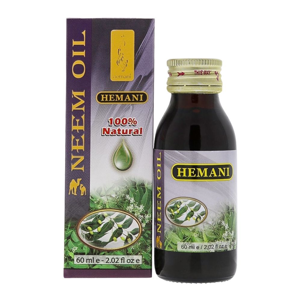 Hemani Neem Oil 60 ml - Front View