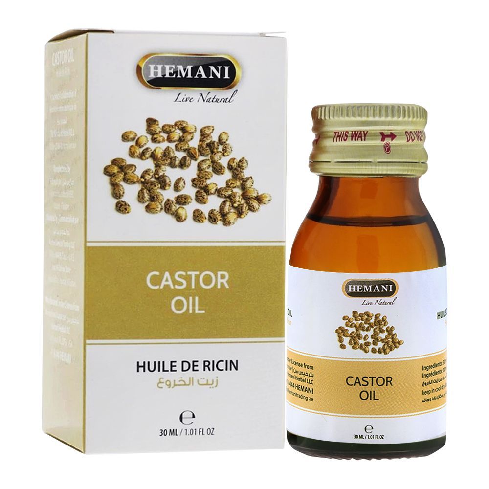 Hemani Castor Oil 30ml - Front View