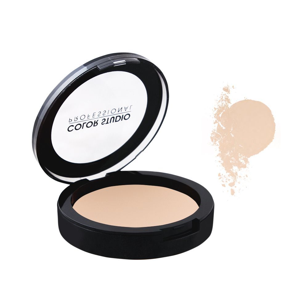 Color Studio Matt High Definition Compact Powder, 100 Ivory - Front View
