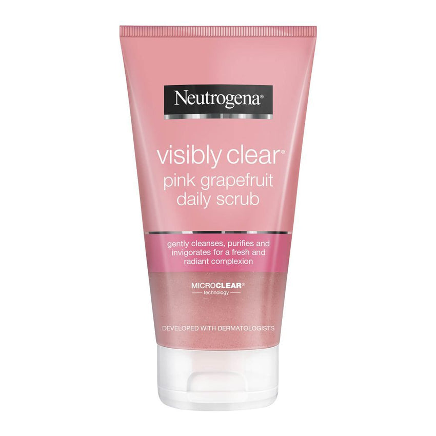 Neutrogena Visibly Clear Pink Grapefull Daily Scrub 150ml - Front View