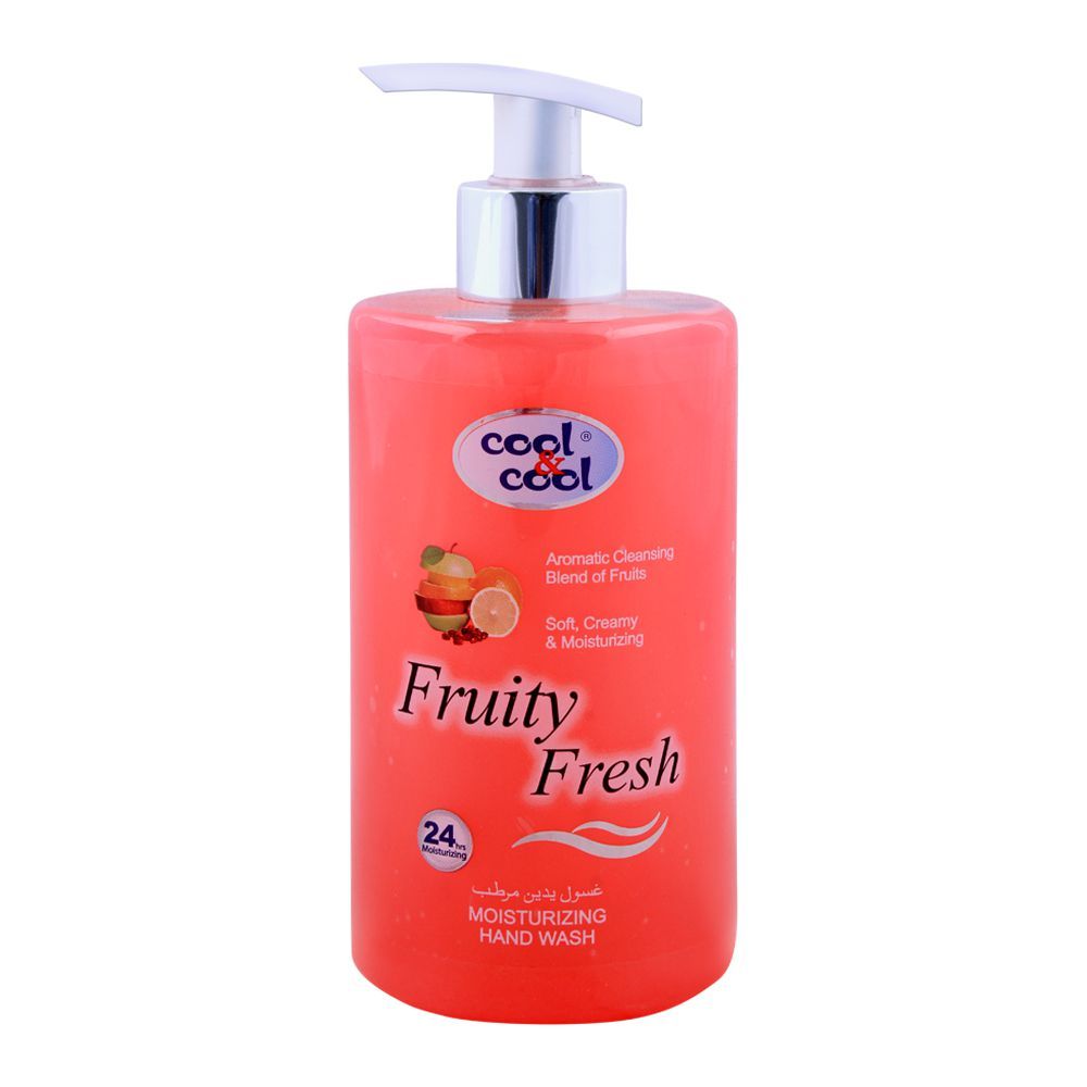 Cool & Cool Fruity Fresh Moisturizing Hand Wash 500ml - Front View