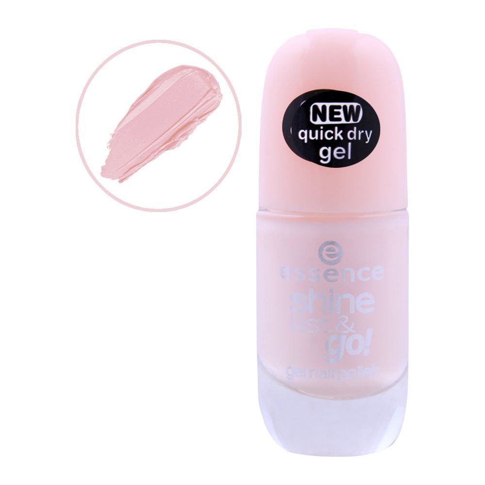 Essence Shine Last & Go, Gel Nail Polish, 05 Sweet As Candy, 8ml - Front View