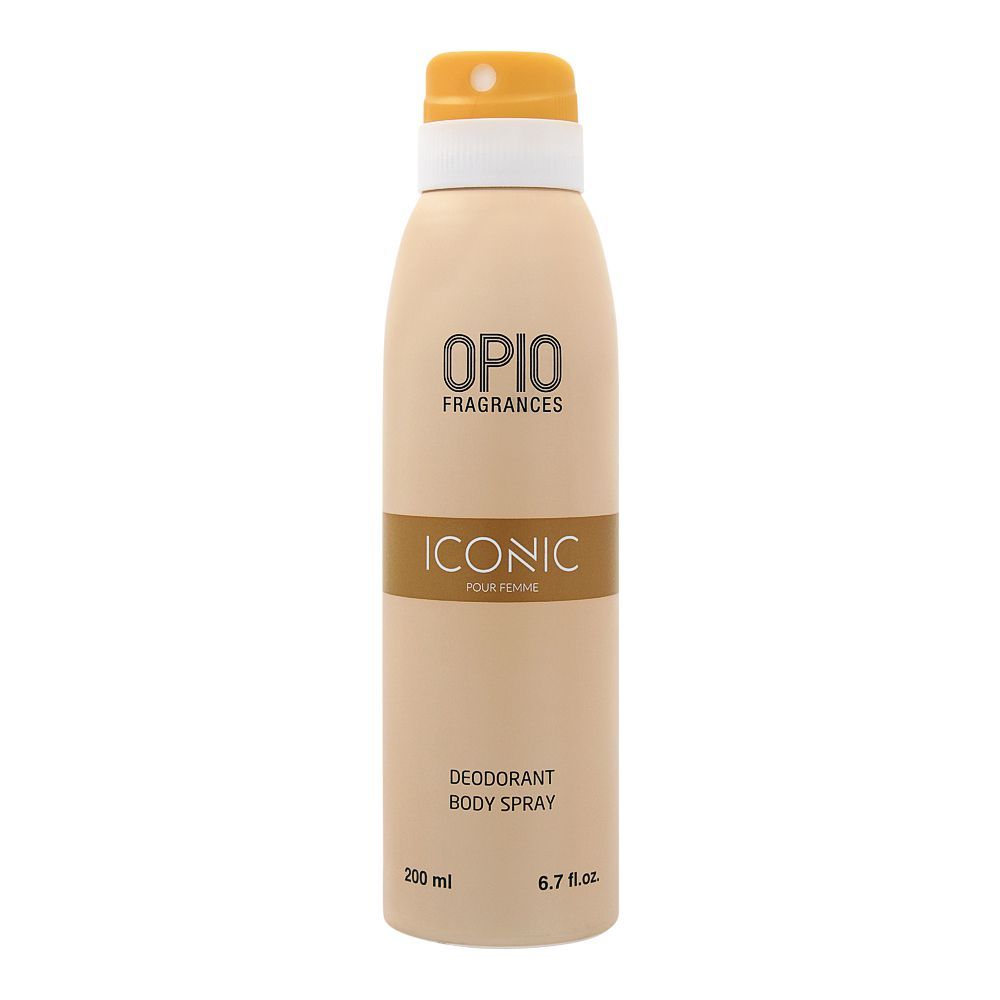 Opio Iconic Pour Femme Deodorant Body Spray, For Women, 200ml - Front View