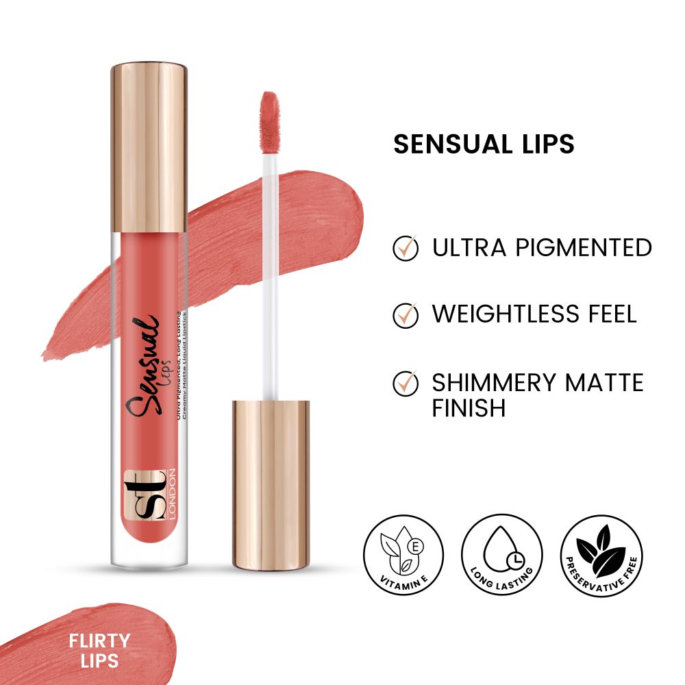 ST London Sensual Lips, Flirty Lips - Front View