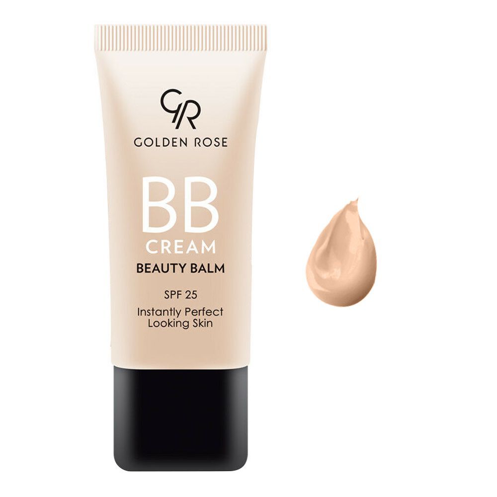 Golden Rose BB Cream Beauty Balm, SPF 25, 04 Medium - Front View