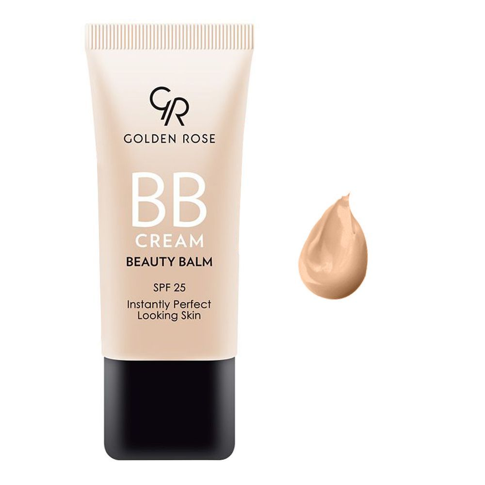 Golden Rose BB Cream Beauty Balm, SPF 25, 05 Medium Plus - Front View