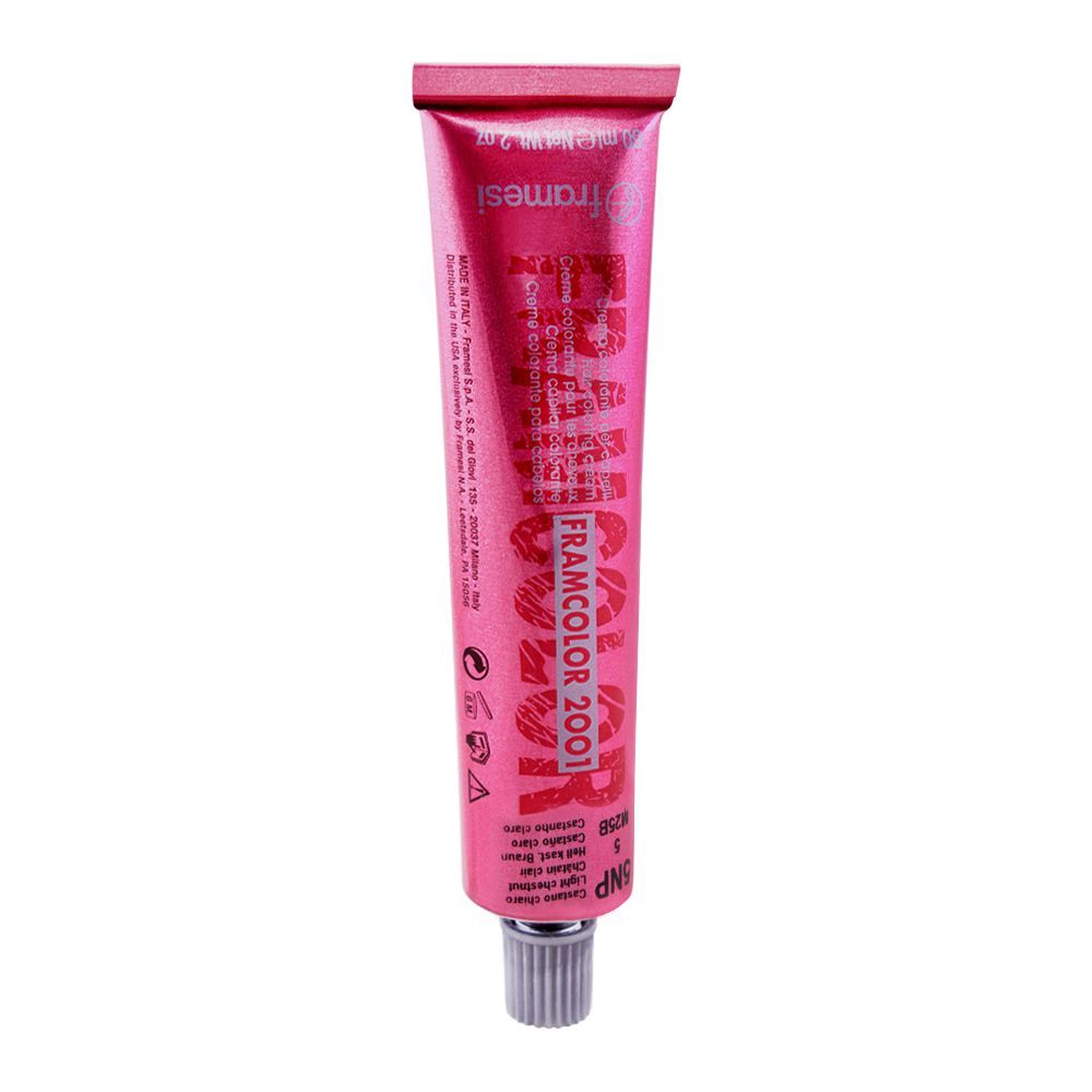 Framesi Framcolor 2001 Hair Colouring Cream, 5NP Light Chestnut - Front View