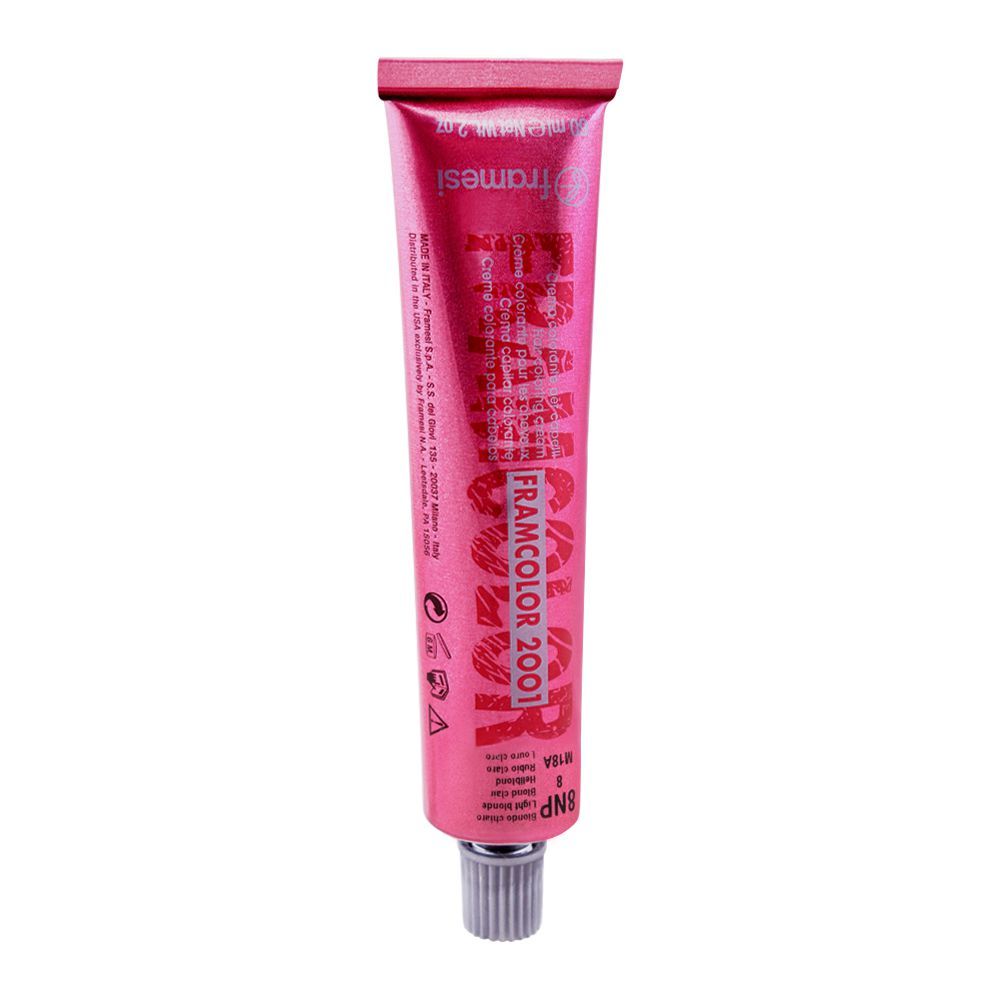 Framesi Framcolor 2001 Hair Colouring Cream, 8NP Light Blonde - Front View