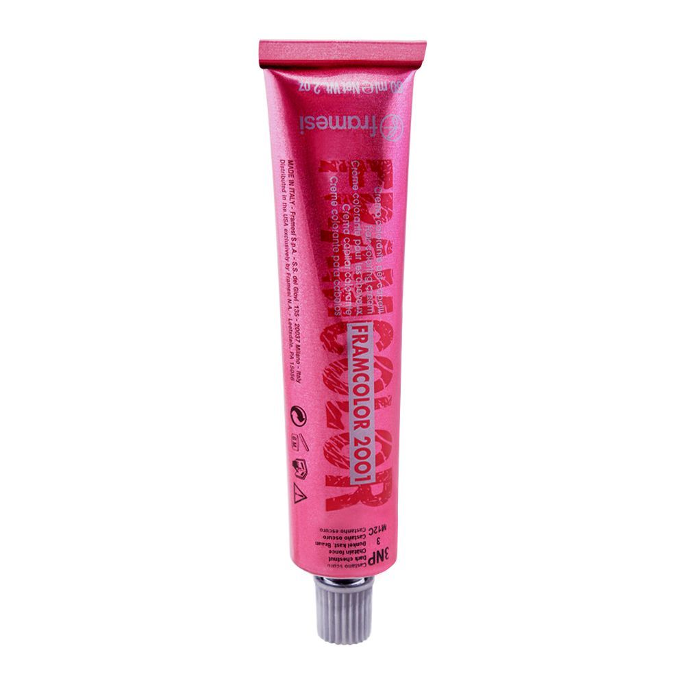 Framesi Framcolor 2001 Hair Colouring Cream, 3NP Dark Chestnut - Front View