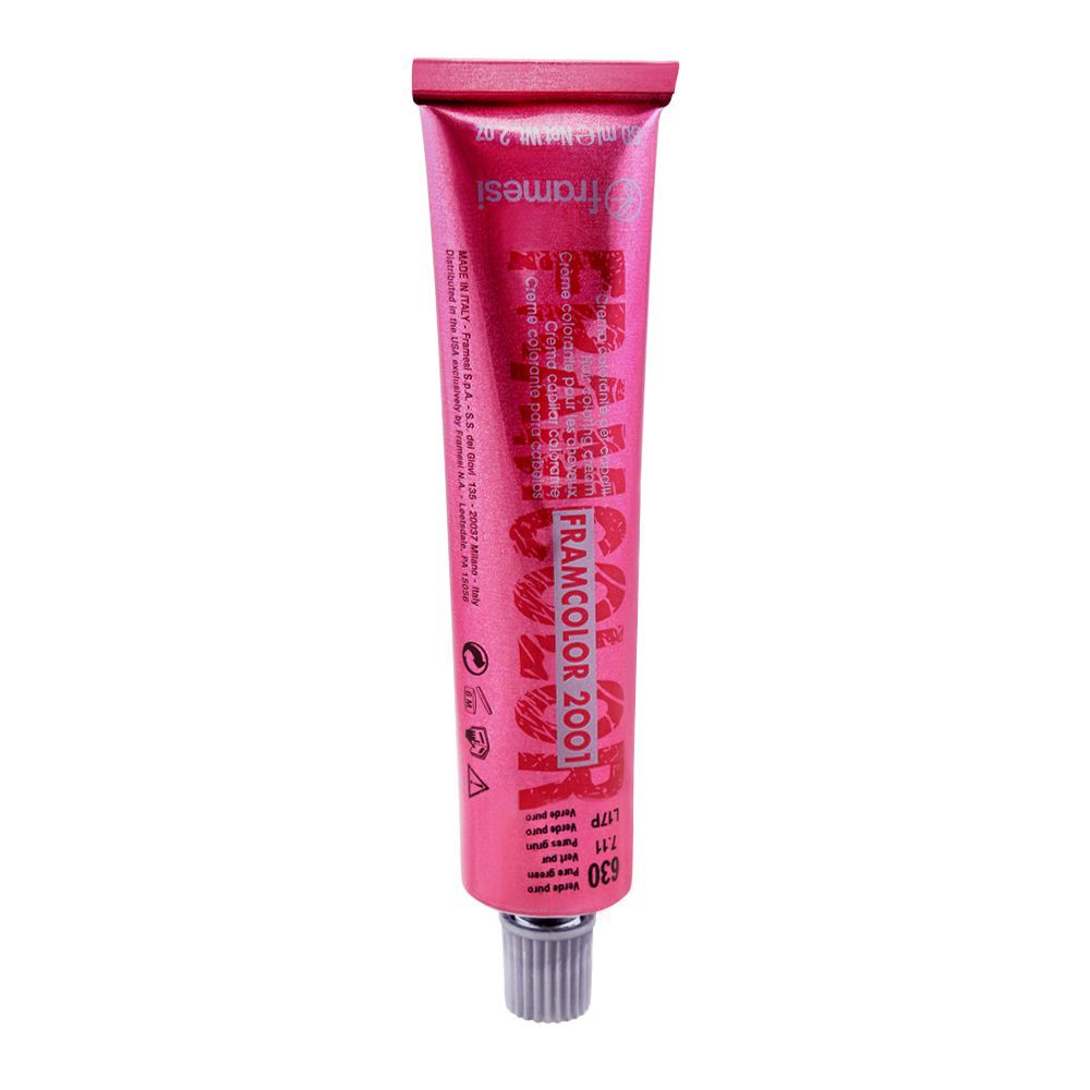 Framesi Framcolor 2001 Hair Colouring Cream, 630 Pure Green - Front View