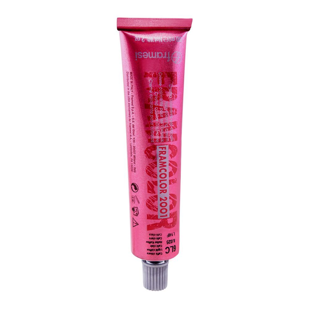 Framesi Framcolor 2001 Hair Colouring Cream, 6LC Light Coffee - Front View