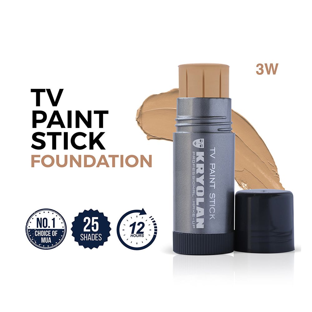 Kryolan TV Paint Stick, 3W - Front View