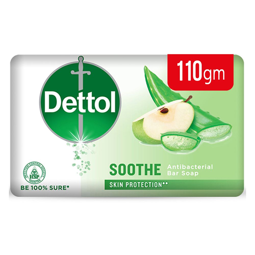 Dettol Soothe Soap, 110g - Front View