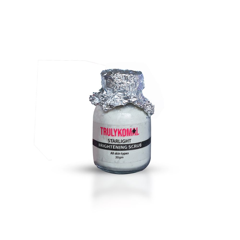 Truly Komal Starlight Brightening Scrub, All Skin Types, 30gm - Front View