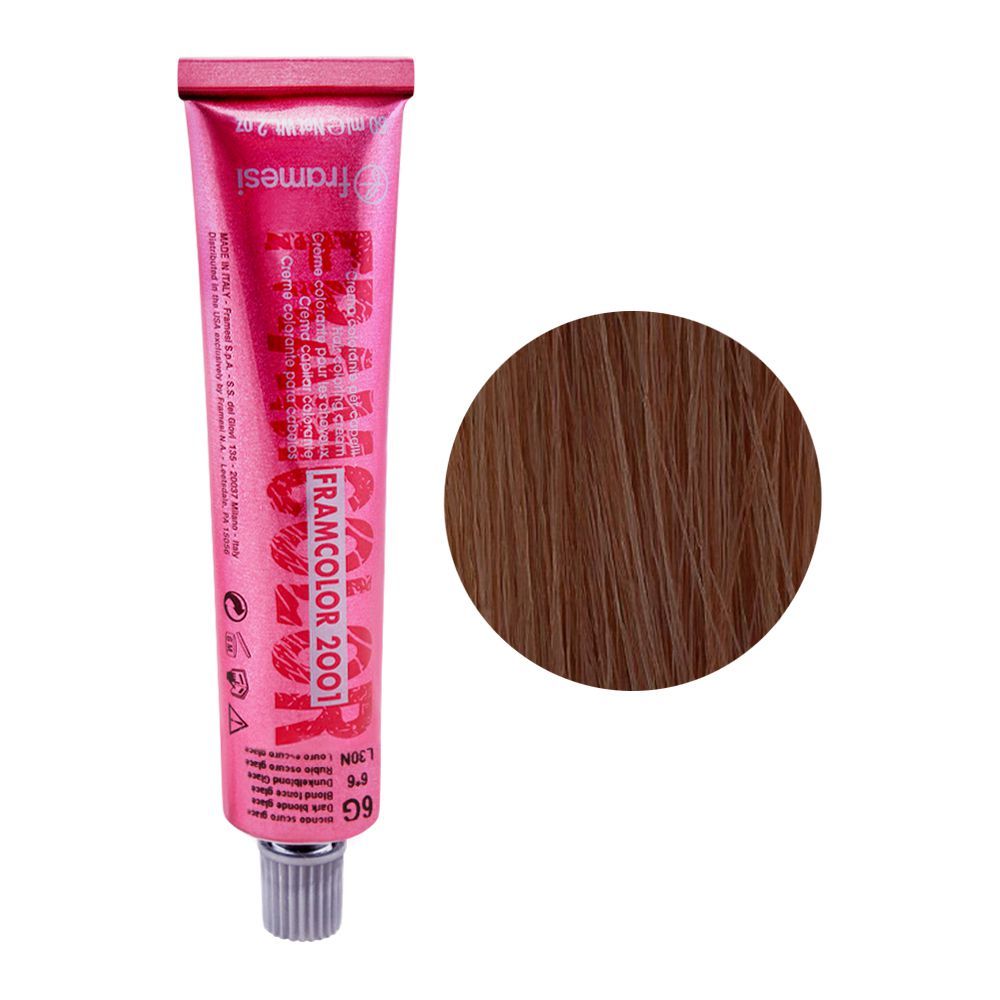 Framesi Framcolor 2001 Hair Colouring Cream, 6G Dark Blonde Glace - Front View