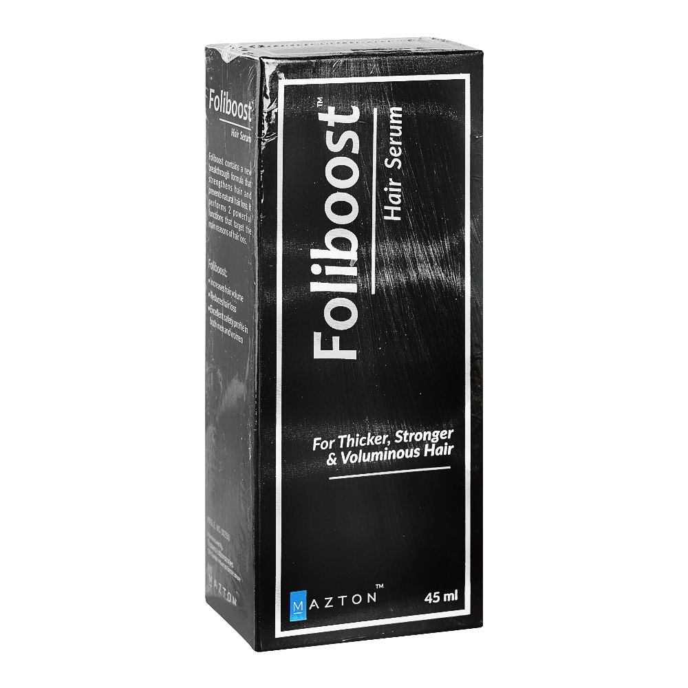 Foliboost Hair Growth Serum, Reduces Hair Loss, 45ml - Front View