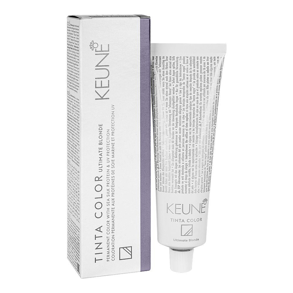 Keune Tinta Permanent Hair Color - Ultimate Blonde, 60ml, 1511 Super Ash Blonde - Front View