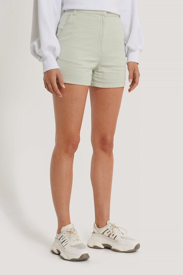 High Waist Shorts Skin For Womens  - Left Side View - AceCart