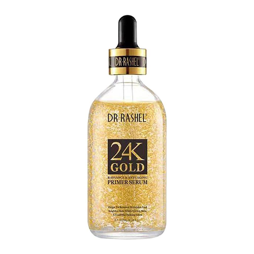 Dr. Rashel 24K Gold Radiance & Anti Aging Primer Serum, 100ml - Front View