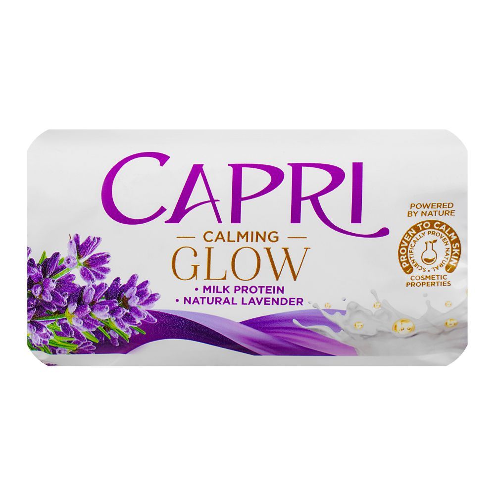 Capri Glow Lavender Purple Soap, 120g - Front View