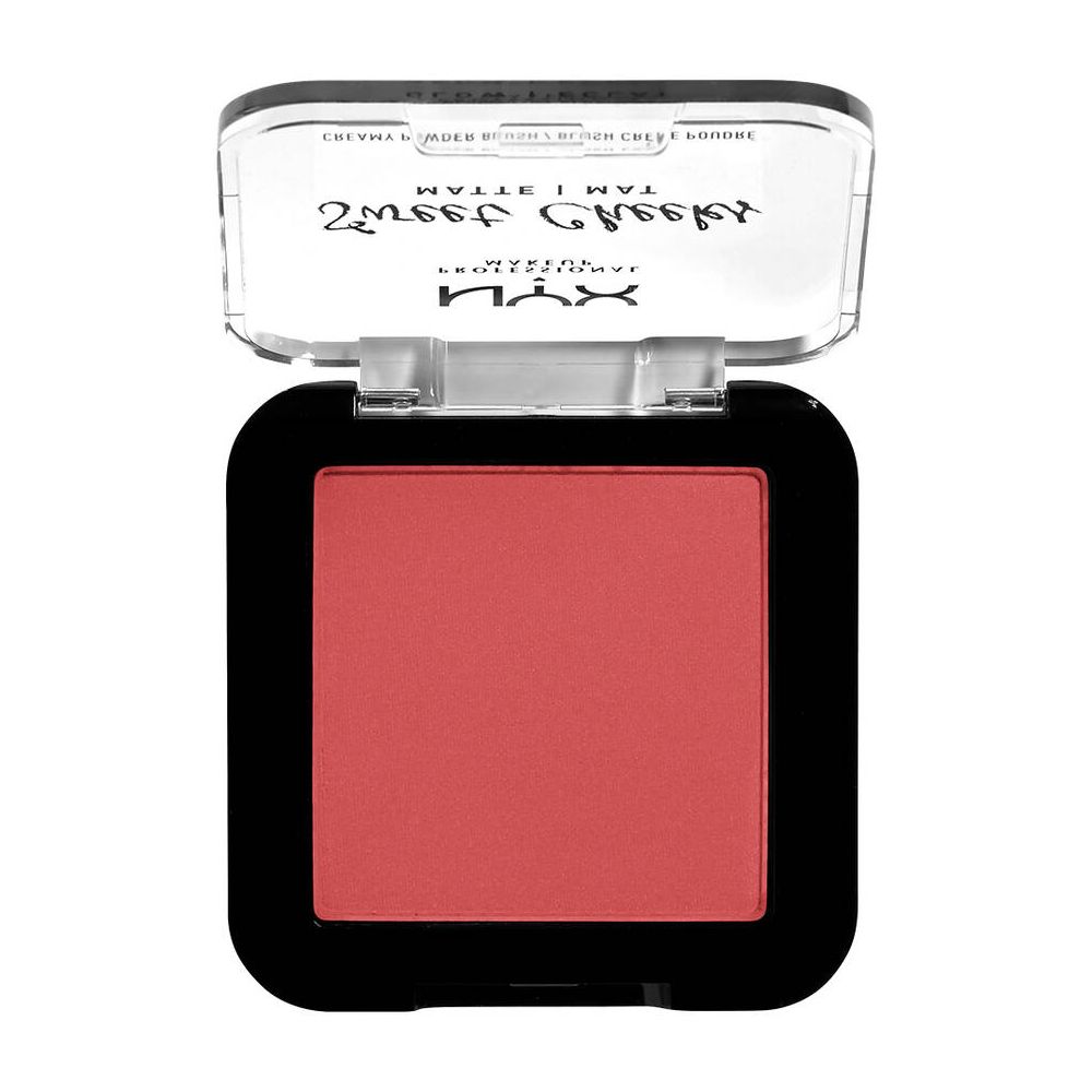 NYX Sweet Cheeks Creamy Powder Matte Blush, Citrine Rose - Front View