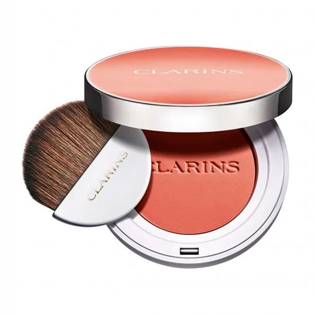 Clarins Paris Radiance & Color Long-Wearing Joli Blush, 07 Cheeky Peach - Front View