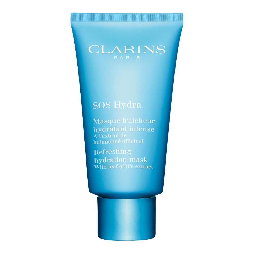 Clarins Paris SOS Hydra Refreshing Hydration Face Mask, With Leaf Of Life Extract, 75ml - Front View