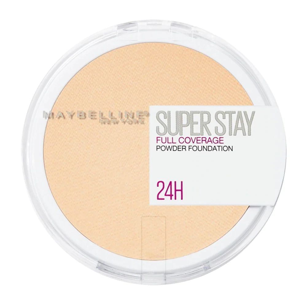 Maybelline New York Superstay 24h Full Coverage Powder Foundation, 220 Natural Beige - Front View