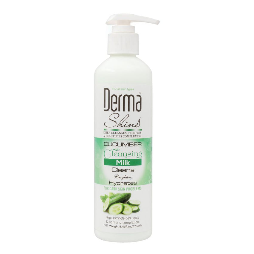 Derma Shine Cucumber Cleansing Milk, 250ml - Front View