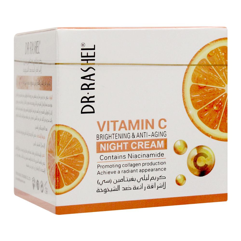 Dr. Rashel Vitamin C Brightening & Anti Aging Night Cream, 50g - Front View