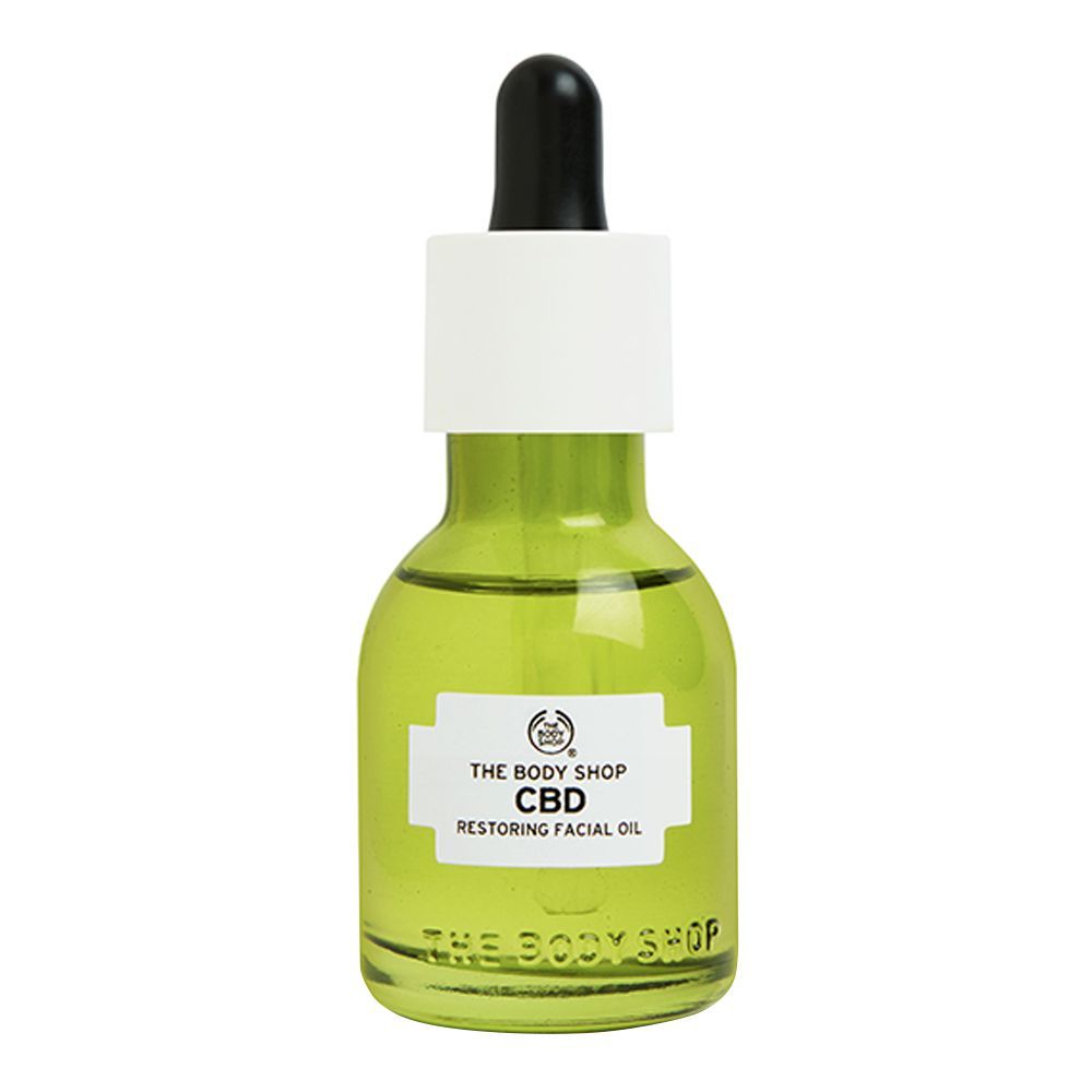 The Body Shop CBD Restoring Facial Oil, 30ml - Front View