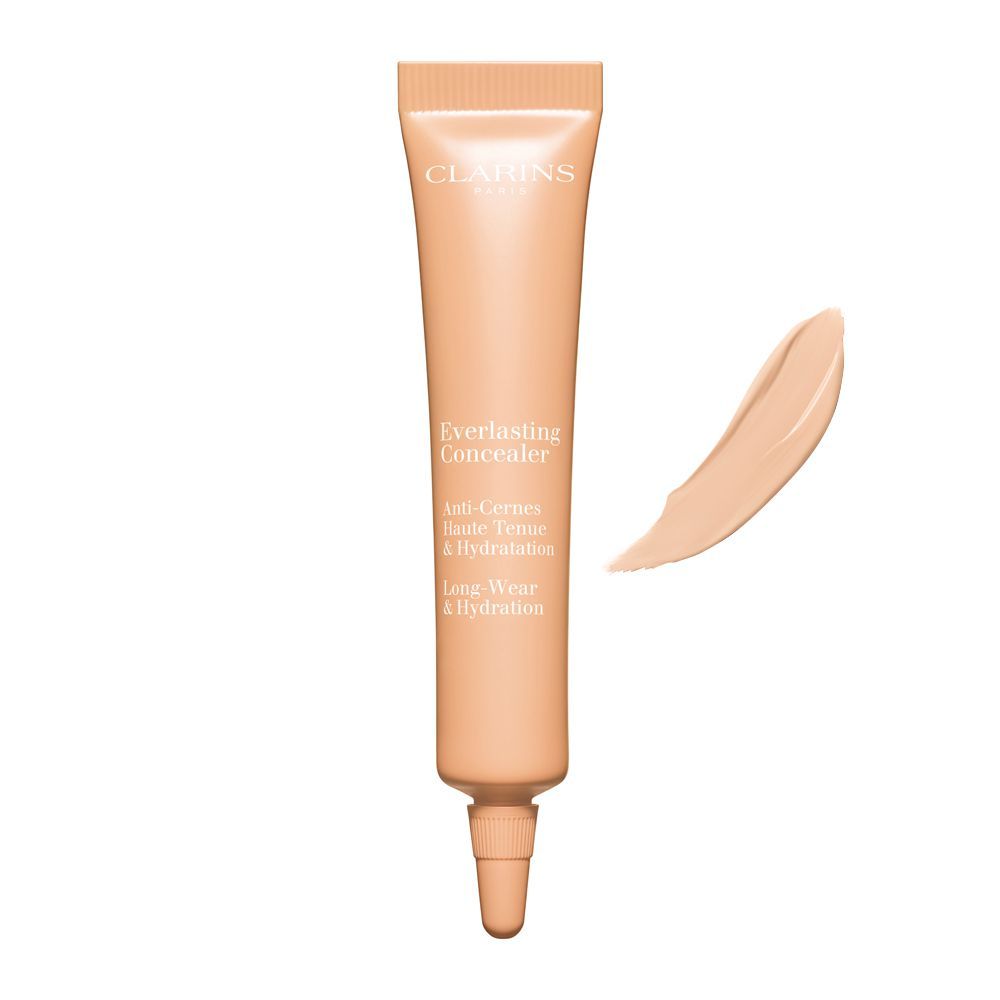 Clarins Paris Long-Wear & Hydration Everlasting Concealer, 01 Light - Front View