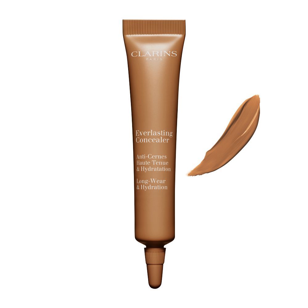 Clarins Paris Long-Wear & Hydration Everlasting Concealer, 04 Deep - Front View