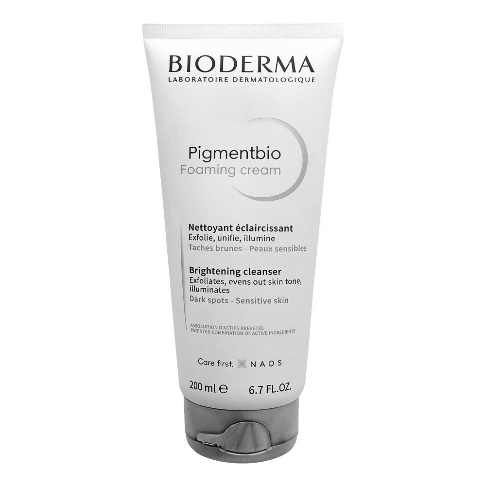 Bioderma Pigmentbio Brightening Foaming Cleanser Cream, 200ml - Front View