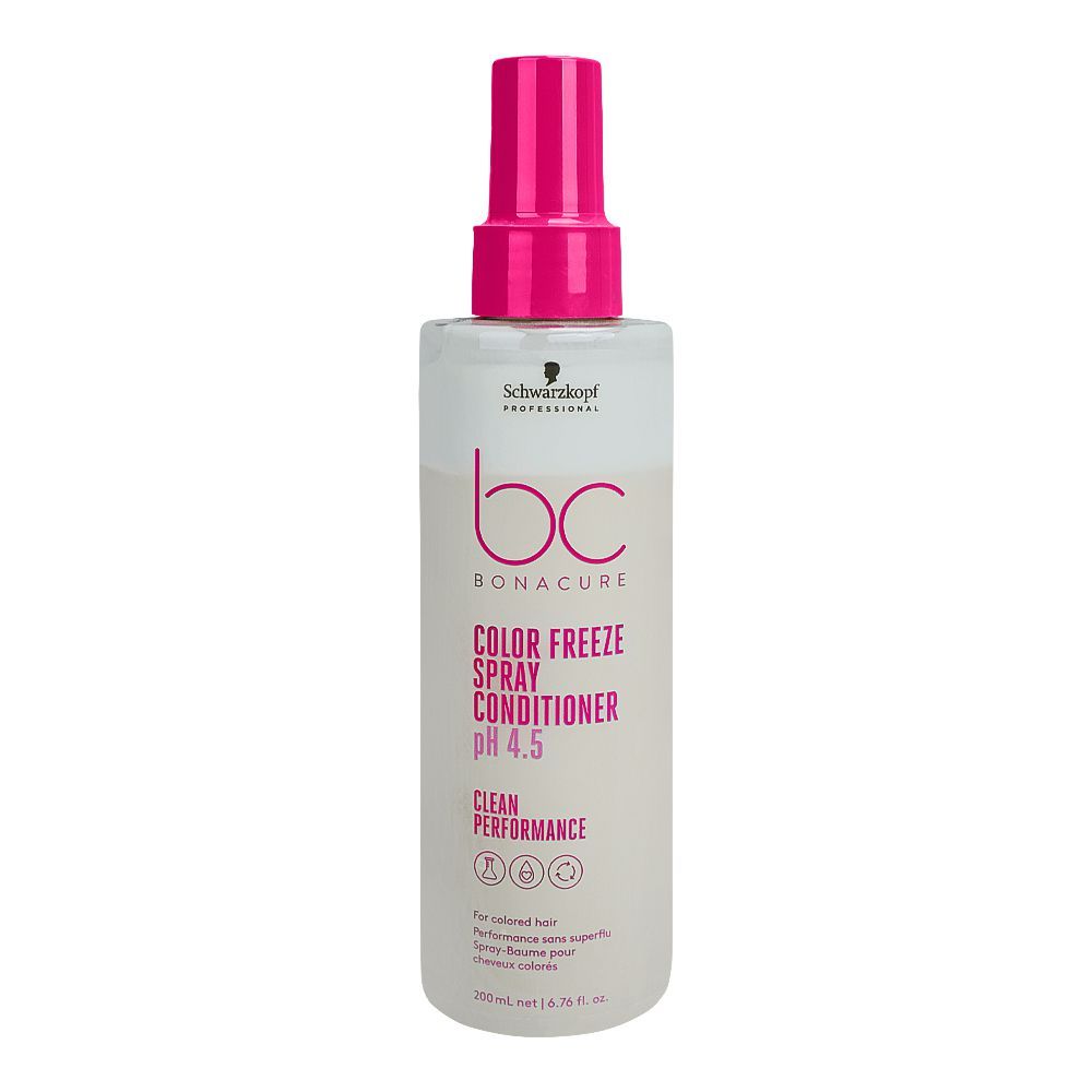 Schwarzkopf BC Bonacuer PH 4.5 Color Freeze Spray Conditioner, 200ml - Front View