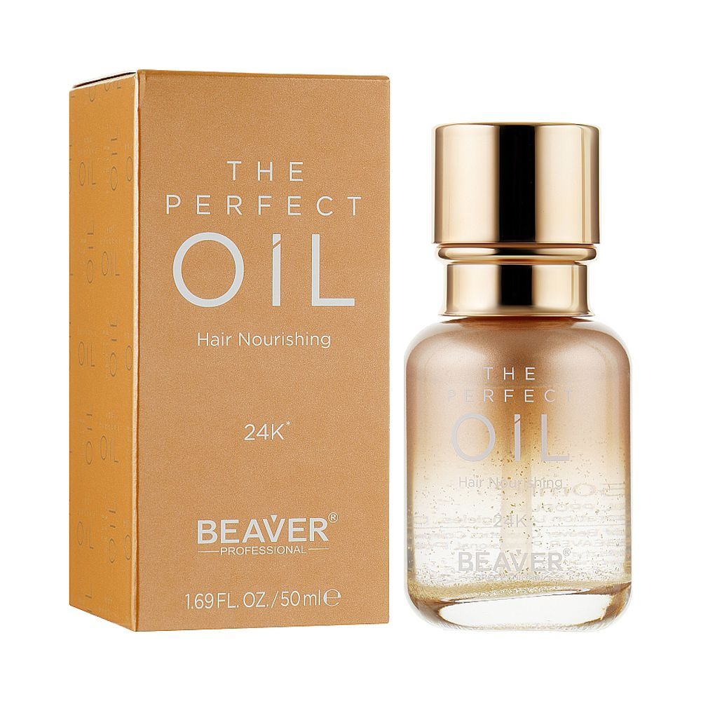Beaver The Perfect 24K Hair Nourishing Oil, 50ml - Front View