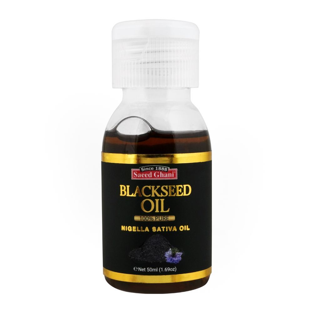 Saeed Ghani 100% Pure Blackseed Oil, 50ml - Front View