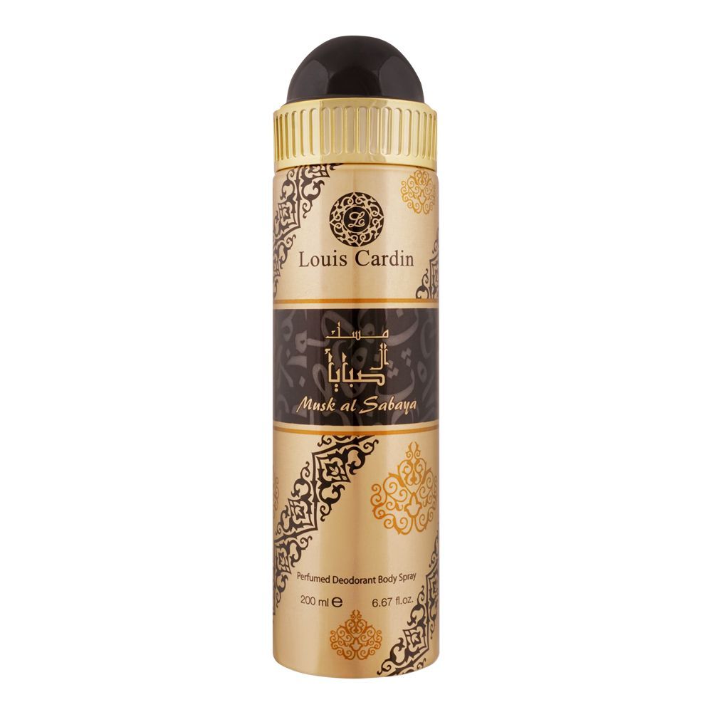 Louis Cardin Musk Al Sabaya Femme Deo Spray, For Women, 200ml - Front View