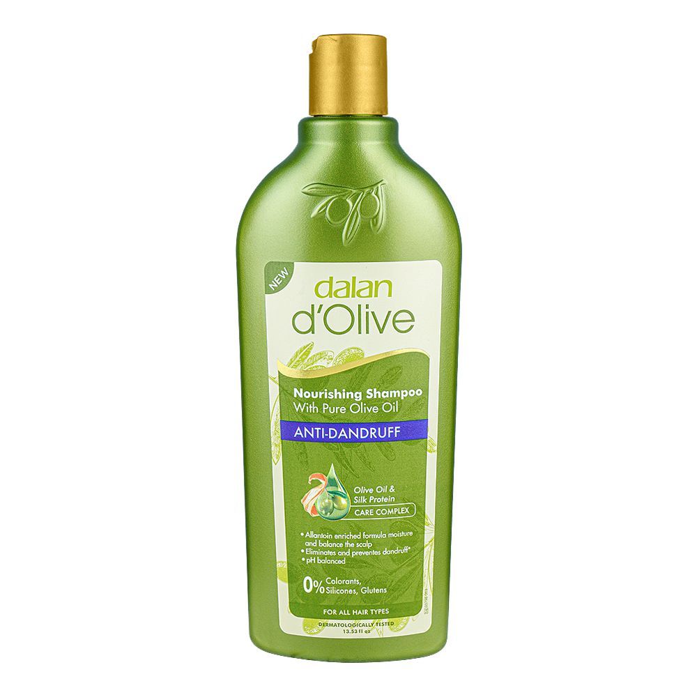 Dalan D'Olive Anti-Dandruff Olive Oil Nutrition Shampoo, 400ml - Front View
