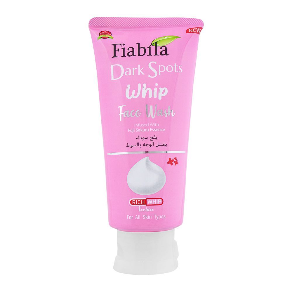 Fiabila Dark Spots Whip Face Wash, All Skin Types, 100ml - Front View
