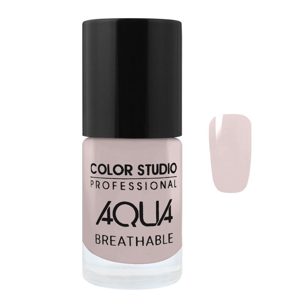 Color Studio Aqua Breathable Nail Polish, Grunge 6ml - Front View
