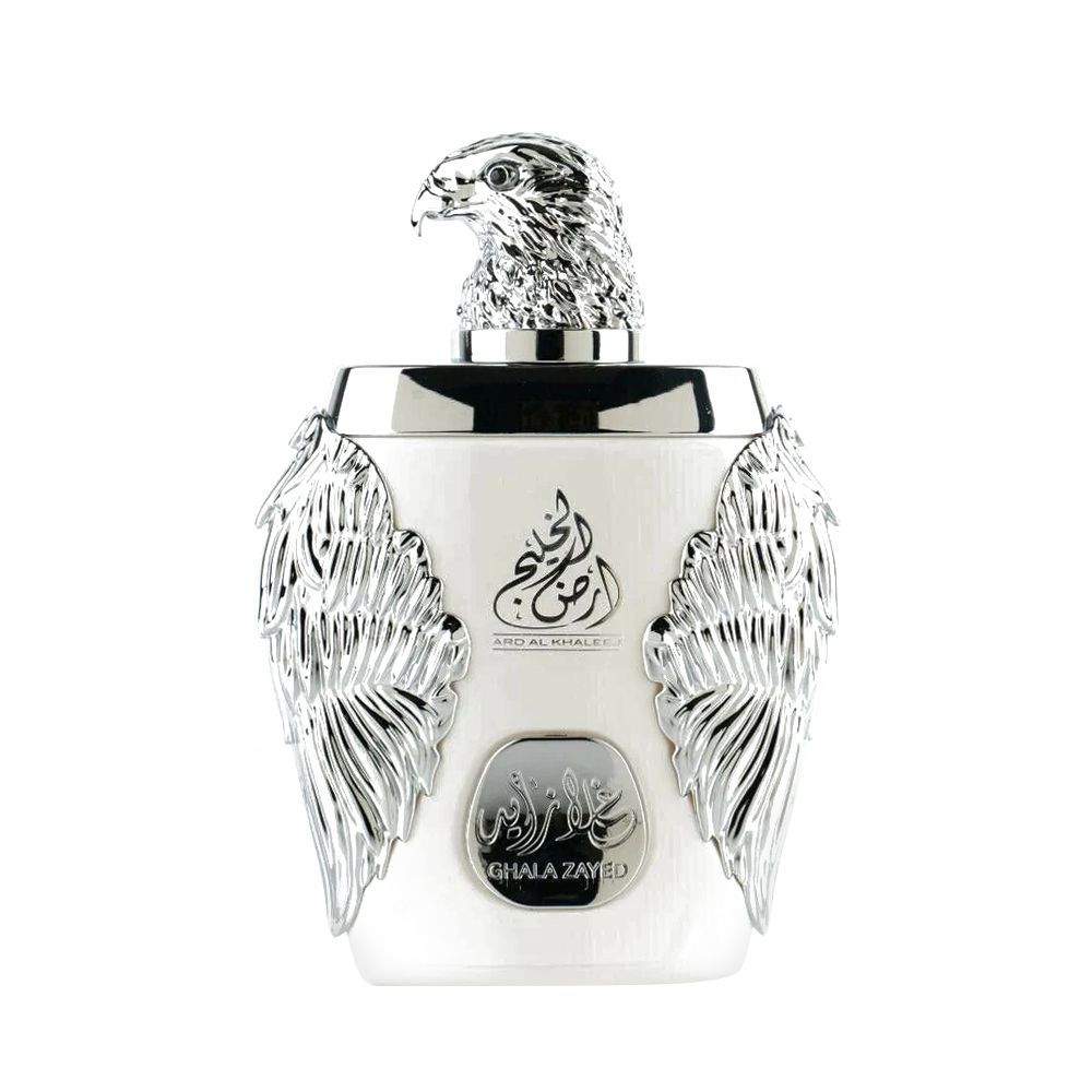 Ghala Zayed Luxury Silver Eau De Parfum, Fragrance For Men, 100ml - Front View