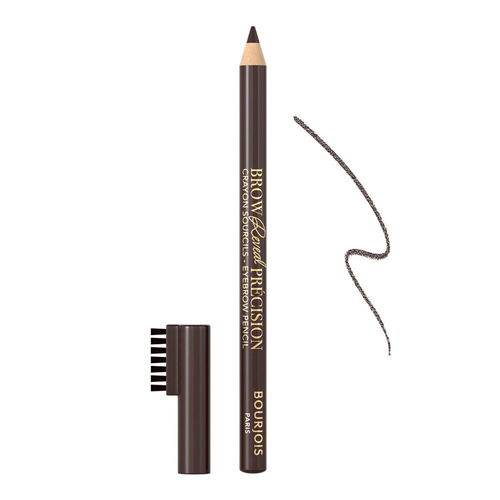 Bourjois Brow Reveal Precision Eyebrow Pencil, 004 Dark Brunette - Front View