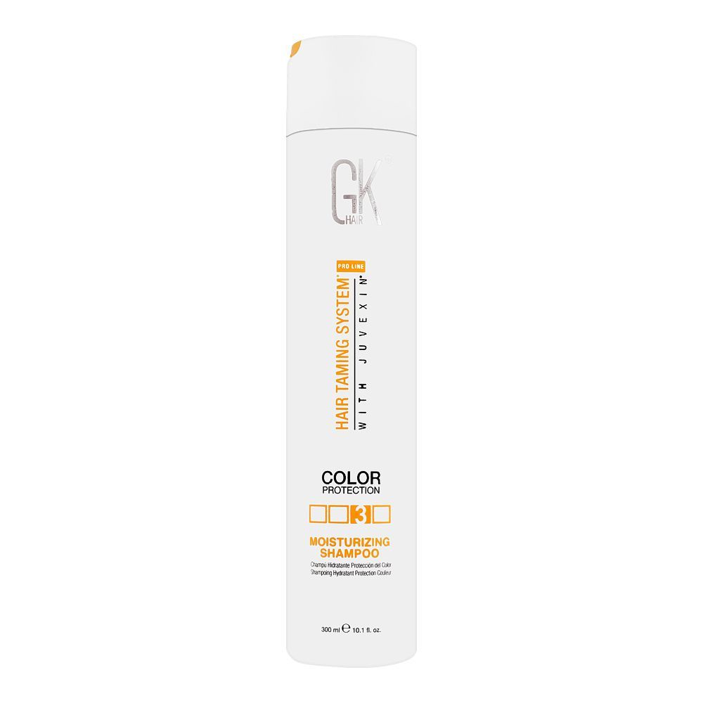 GK Hair Pro Line Hair Taming System Color Protection Moisturizing Shampoo, 300ml - Front View