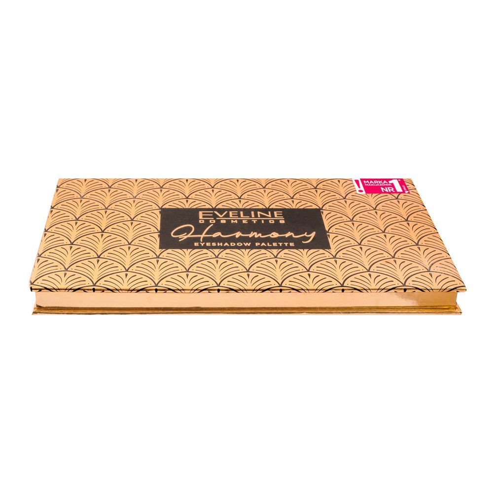 Eveline Harmony Eyeshadow Palette, 10 Shades - Front View