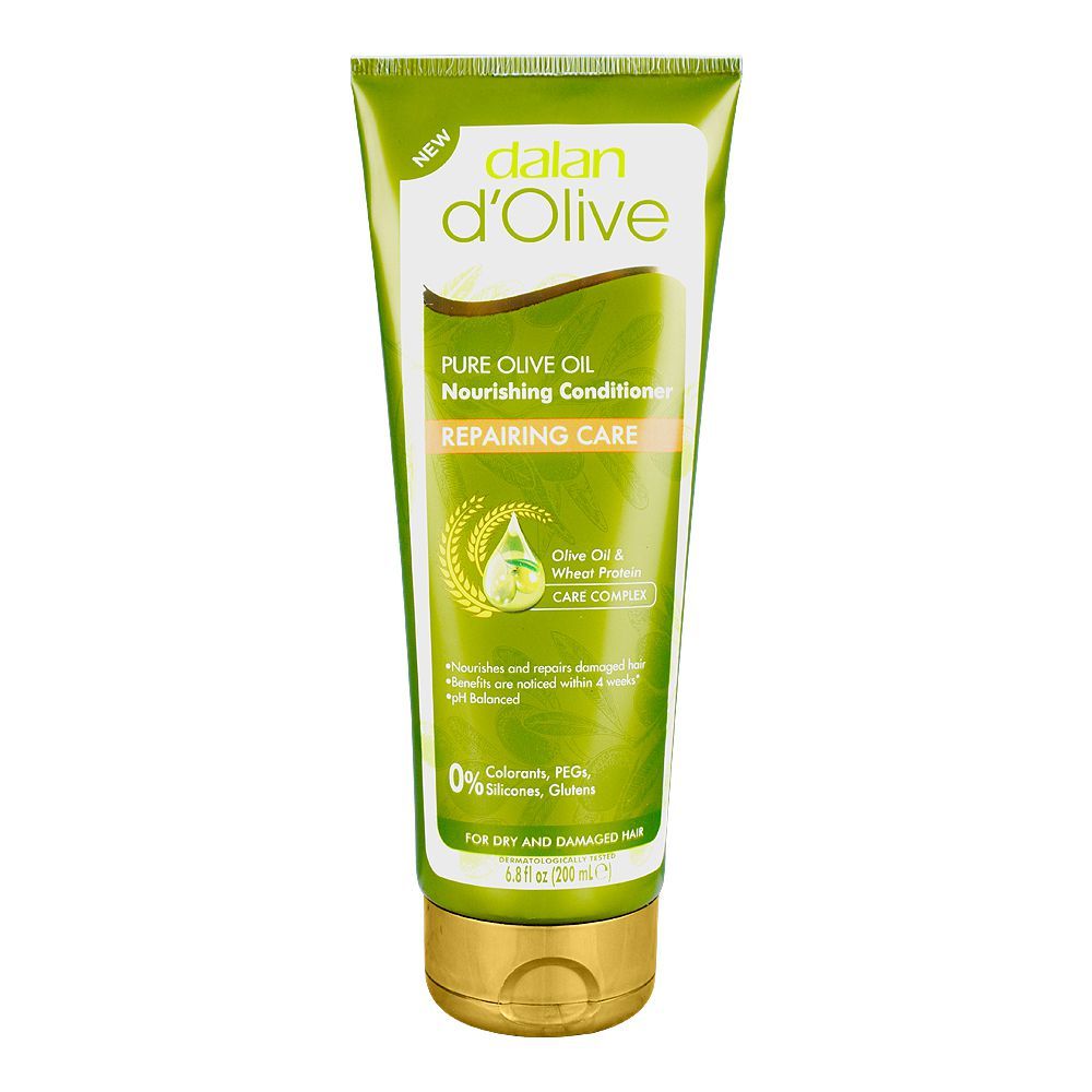 Dalan D'Olive Damage Hair Care Olive Oil Nutrition Conditioner, 200ml - Front View